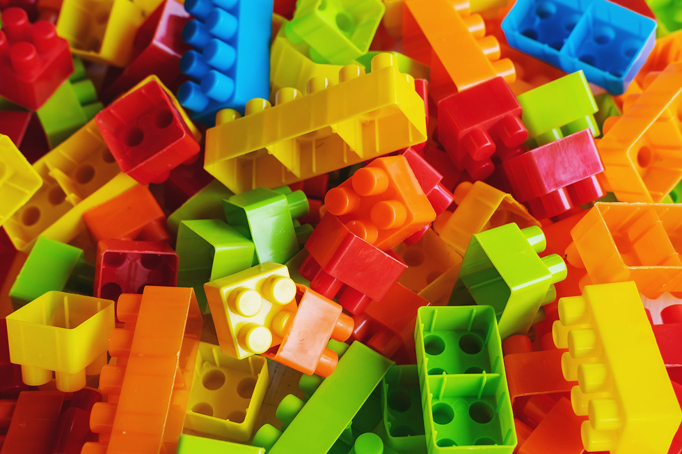 Plastic Building Blocks Toys